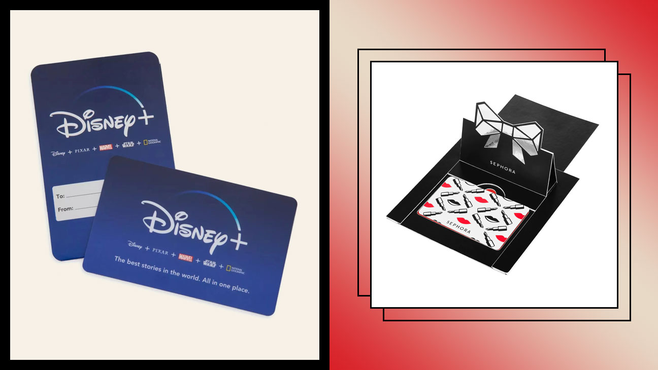 Disney Plus and Sephora Gift Cards