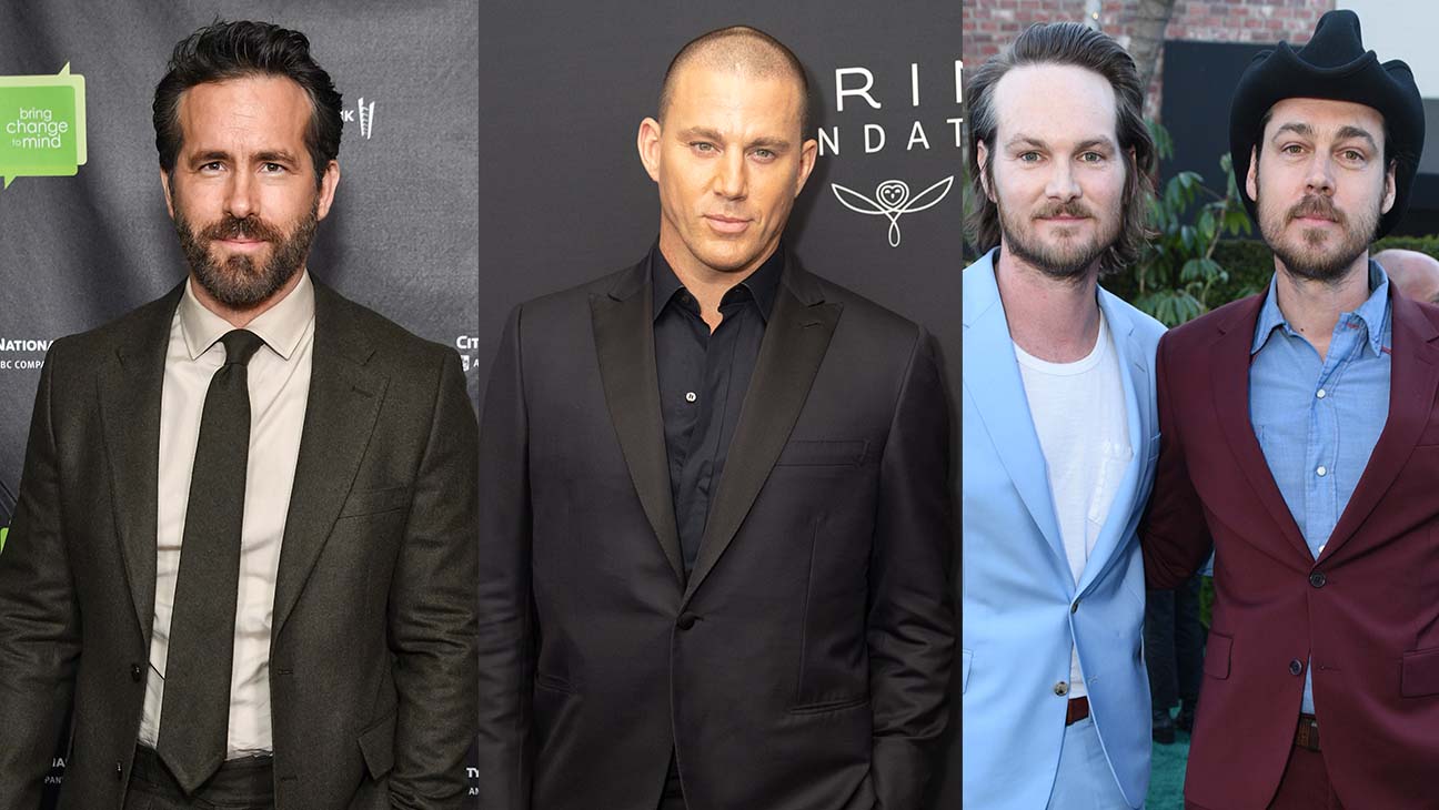 Ryan Reynolds, Channing Tatum and filmmakers Aaron and Adam Nee